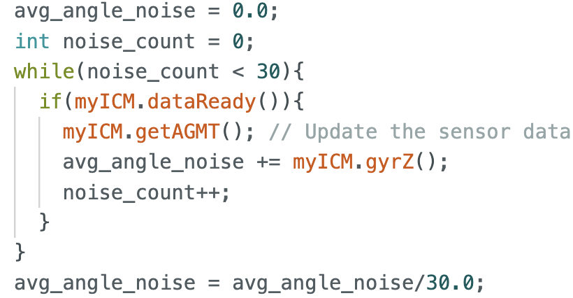 calculate average data drifting noise