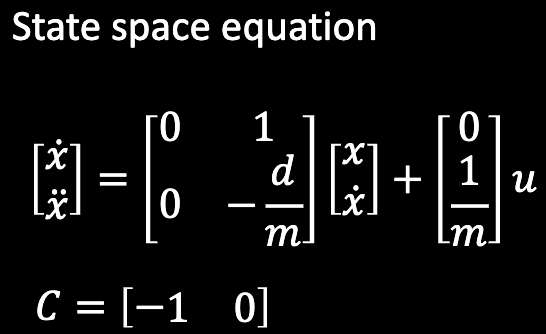 state space equation