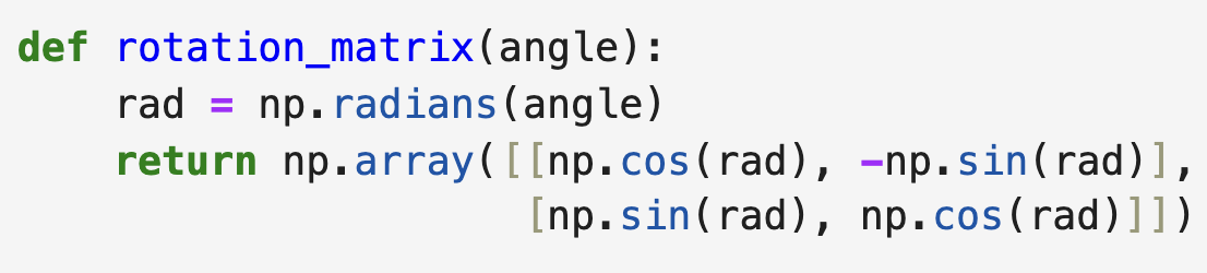 rotation matrix